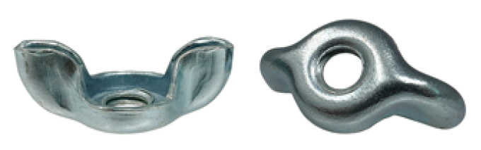 AMK 1971 Pontiac Firebird 2 piece Air Cleaner - 71h 400, 71ht Ra, 72-79h 1.62" Long Stud, Zinc Plate Wing Nut G-7671