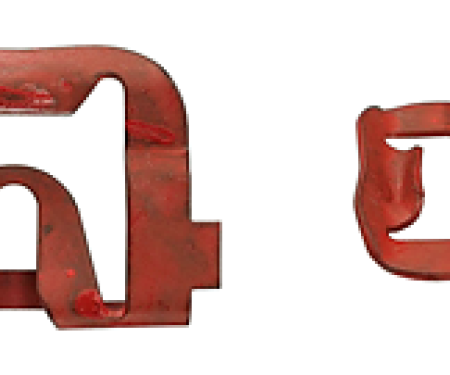 AMK 1967 Chevrolet Camaro 13 piece Window (Fr) Mouldings, Sides, Upr - Vinyl Retaining Clips G-6552