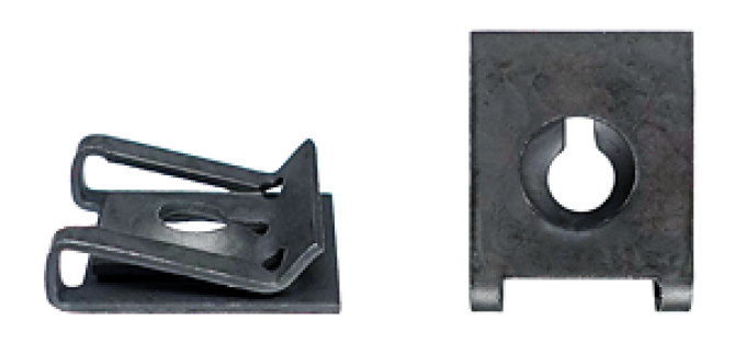 AMK 1977 Chevrolet Camaro 6 piece Coolant Recovery Tank Hex Washer Screws, Spring Nuts G-4426