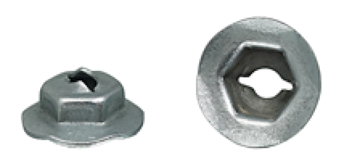 AMK 1969 Chevrolet Camaro 6 piece Nameplate, Fenders - Eng Designation Stamped Nuts G-4310