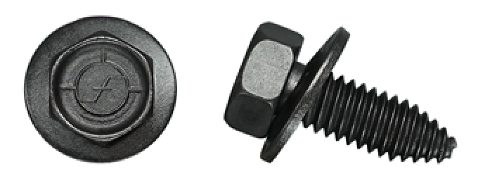 AMK 1970 Chevrolet Camaro 10 piece Steering Column & Braces > Dash Hex Sems Nuts, Copper Plate Screws G-6638