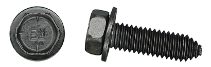 AMK 1974 Chevrolet Camaro 4 piece License Plate Bracket (Fr) < 11-18-75 Hex Ca Flat Sems Flange Nuts G-4402