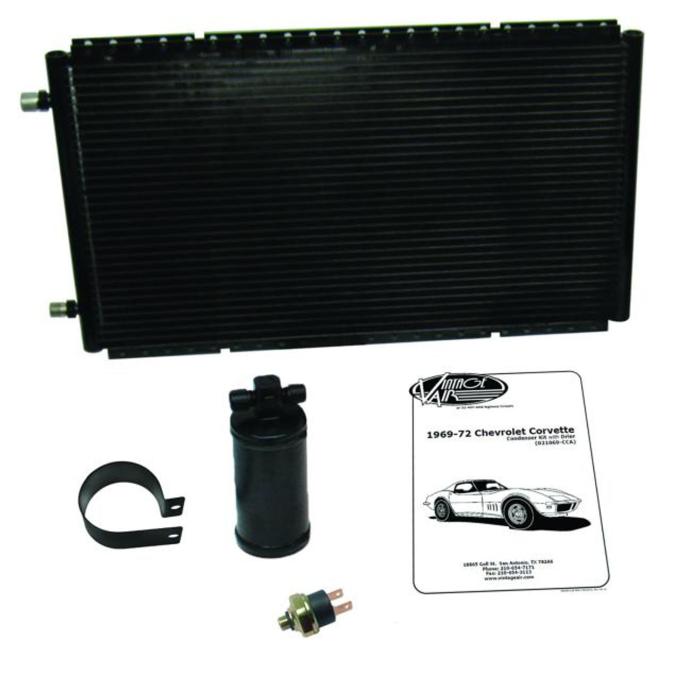 Vintage Air 1969-72 Chevrolet Corvette SureFit™ Condenser Kit w/ Drier 021069-CCA