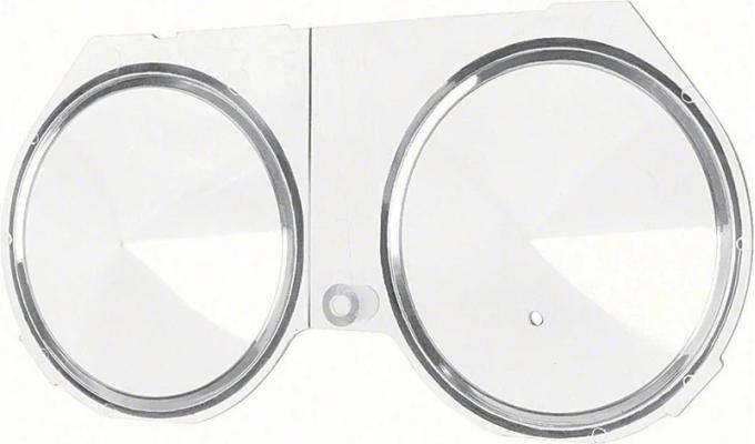AMD Dash Carrier Lens, 68 Camaro Firebird, w/Clock Hole K-6481587