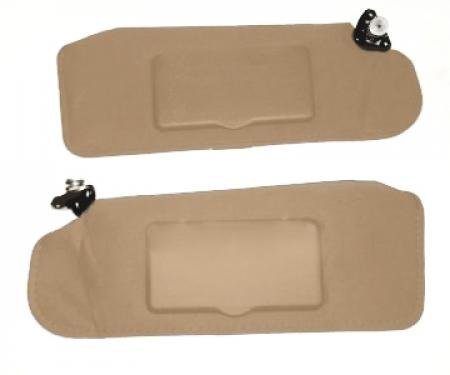 F-Body Sunvisors, Left & Right with Mirrors, Tan, 1993-2002