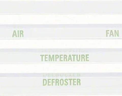 AMD Heater Lens, Models without A/C, 67 Camaro Firebird K-K593
