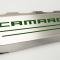 American Car Craft 2016-2021 Camaro SS - Fuel Rail Cover Overlays with CAMARO Color Font Inlay 2Pc, Polished Stainless Steel 103077/103078