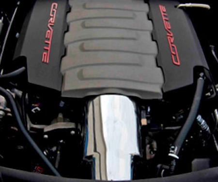 American Car Craft 2014-2019 C7/Z51/Grand Sport Corvette - ABS Throttle Body Cover, Triple Plated Chrome 053043