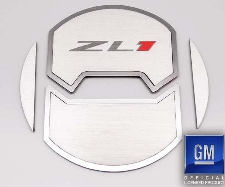 American Car Craft 2010-2015 Camaro ZL1 - Round A/C Vent Duct Covers Deluxe "ZL1" 8Pc, Brushed Stainless Steel 101057