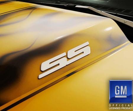 American Car Craft Camaro SS - Exterior SS Emblem Set 2Pc, Brushed Stainless Steel 102093