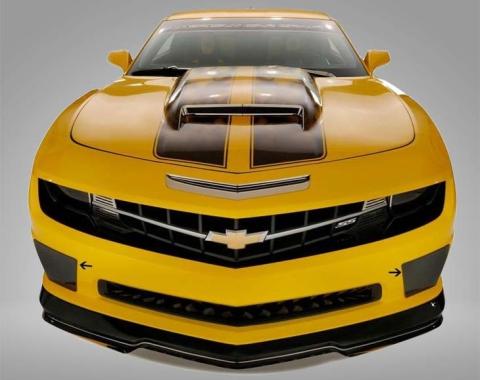 American Car Craft 2010-2013 SS Camaro - Fascia 'BB' Style Smoked Lexan Fog Light Covers, Tinted Lexan 102049