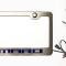 American Car Craft Camaro - License Plate Frame with CAMARO Lettering, Stainless Steel, Choose Vinyl or LED Color 102043