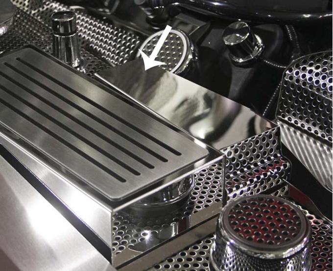 American Car Craft 2010-2014 Mustang GT - BCM Cover, Polished Stainless Steel (Solid Polished) 273051