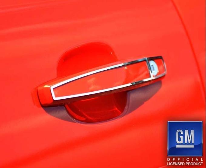 American Car Craft 2010-2015 Camaro - Exterior Door Handle Trim 2Pc, Polished Stainless Steel 102003