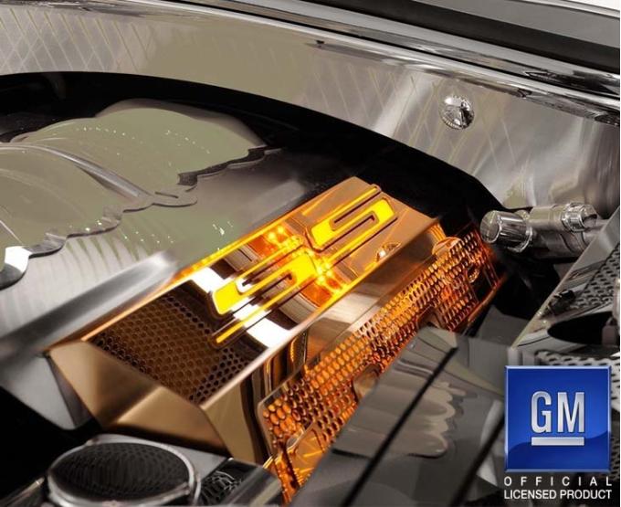 American Car Craft 2010-2015 Camaro SS - SS Style Illuminated Fuel Rail Covers Perforated, Choose LED color 103037