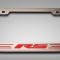 American Car Craft Camaro RS - License Plate Frame with RS Lettering, Choose Vinyl Inlay Color 102098