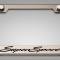 American Car Craft Camaro SS - Camaro License Plate Frame with  SuperSport Lettering, Stainless Steel, Choose Color 102096