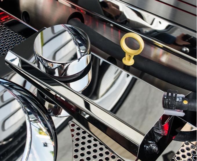 American Car Craft 2016-2021 Camaro - Coolant Tank Cover, Polished Stainless Steel 103096