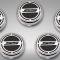 American Car Craft 2010-2022 Camaro SS - Engine Fluid Cap Covers SS Style Automatic 5Pc, Choose Inlay Color 103074