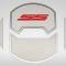 American Car Craft 2010-2015 Camaro SS - Round A/C Vent Duct Covers Deluxe 'SS' 8Pc, Brushed Stainless, Choose Inlay Color 101056