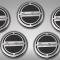 American Car Craft 2010-2022 Camaro SS - Engine Fluid Cap Cover Set Super Sport Style Automatic 5Pc, Choose Inlay Color 103075