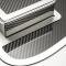 American Car Craft 1997-2004 C5/Z06 Corvette - Real Carbon Fiber Battery/Fuse Box Cover, With Brushed Trim 033089
