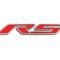 American Car Craft 2010-2020 Camaro RS - 'RS' Hood Emblem ONLY, Brushed Stainless Steel, Choose Inlay Color 103019