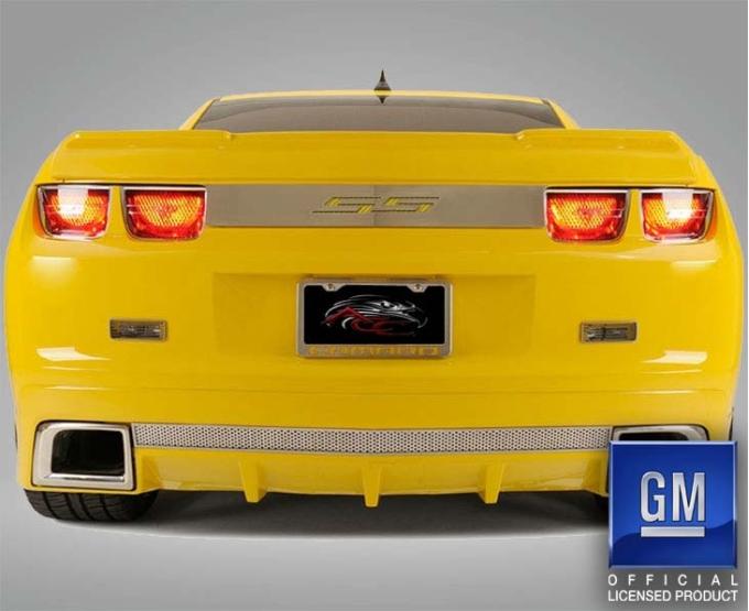 American Car Craft 2010-2013 Camaro - SS Trunk Lid Plate, Choose Finish/Inlay Color 102086