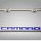 American Car Craft Camaro - License Plate Frame with CAMARO Lettering, Stainless Steel, Choose Vinyl or LED Color 102043