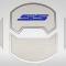American Car Craft 2010-2015 Camaro SS - Round A/C Vent Duct Covers Deluxe 'SS' 8Pc, Brushed Stainless, Choose Inlay Color 101056