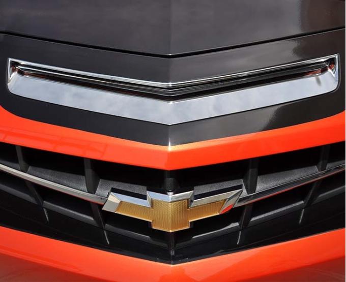 American Car Craft 2010-2013 Camaro SS - Hood Vent Insert, Polished Stainless Steel 102017