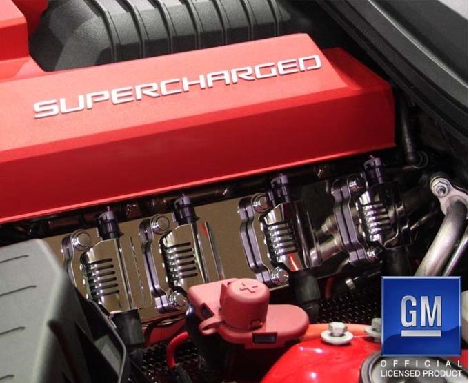 American Car Craft 2012-2015 Camaro ZL1 - Valve Cover/Coil Pack Cover 26Pc Set, Polished Stainless Steel 103056