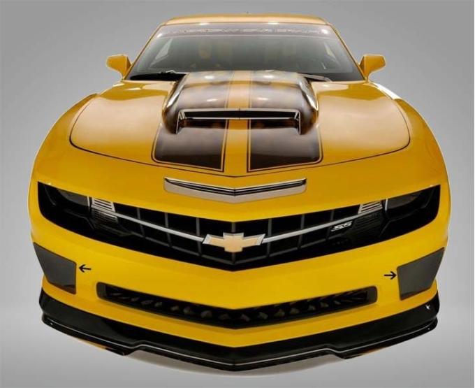 American Car Craft 2010-2013 SS Camaro - Fascia 'BB' Style Smoked Lexan Fog Light Covers, Tinted Lexan 102049