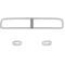 American Car Craft 2010-2015 Camaro - A/C Vent Center Bezel Trim Kit 3Pc, Polished Stainless Steel 101005
