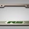 American Car Craft Camaro RS - License Plate Frame with RS Lettering, Choose Vinyl Inlay Color 102098