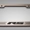 American Car Craft Camaro RS - License Plate Frame with RS Lettering, Choose Vinyl Inlay Color 102098