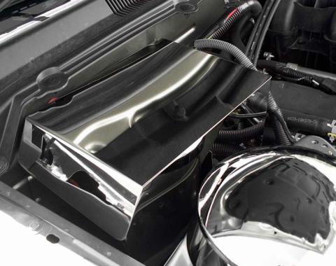 American Car Craft 2005-2009 Mustang V6/GT - Battery Cover Stand Alone, Polished Stainless Steel 273002