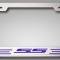 American Car Craft Camaro SS - License Plate Frame for Camaro with SS Lettering, Choose Vinyl or LED Color 102097