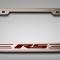American Car Craft Camaro RS - License Plate Frame with RS Lettering, Choose Vinyl Inlay Color 102098