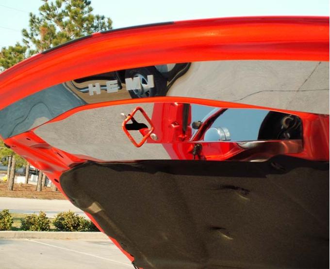 American Car Craft 2005-2010 Chrysler 300/Dodge Charger/Magnum - Upper Hood Cap, Polished Stainless Steel 303022