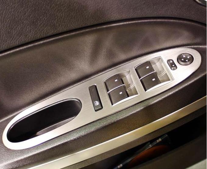 American Car Craft 2009-2012 SS HHR - Door Arm Trim 4Pc, Brushed Stainless Steel 421008