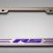 American Car Craft Camaro RS - License Plate Frame with RS Lettering, Choose Vinyl Inlay Color 102098