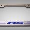 American Car Craft Camaro RS - License Plate Frame with RS Lettering, Choose Vinyl Inlay Color 102098