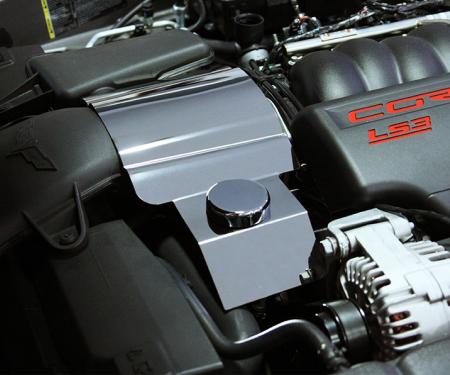American Car Craft 2008-2013 C6/GS Corvette - Throttle Body Cover, Polished Stainless Steel 043049