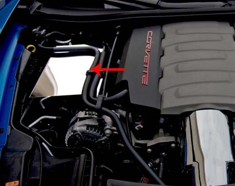 American Car Craft 2014-2019 Corvette Z06/Z51/C7 Stingray - Fuse Box Cover, Polished Stainless Steel 053036