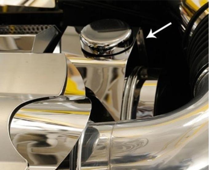 American Car Craft 2010-2015 Camaro - Power Steering Cover, Polished Stainless Steel 103040