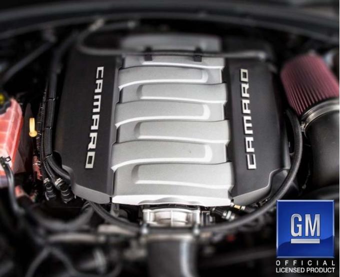 American Car Craft 2016-2020 Camaro SS - CAMARO Fuel Rail Letters, Stainless Steel (Brushed) 103088