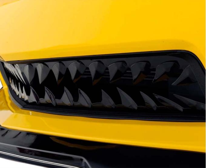 American Car Craft 2010-2013 Camaro - Shark Tooth OEM Grille, Blakk Stealth Stainless Steel (V8) 102040