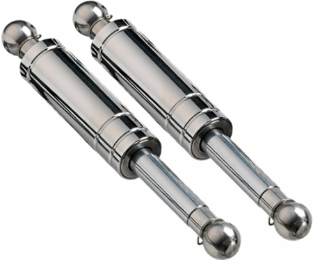 Camaro Billet Hood Hinge Stainless Steel Hood Struts, 1967-1981