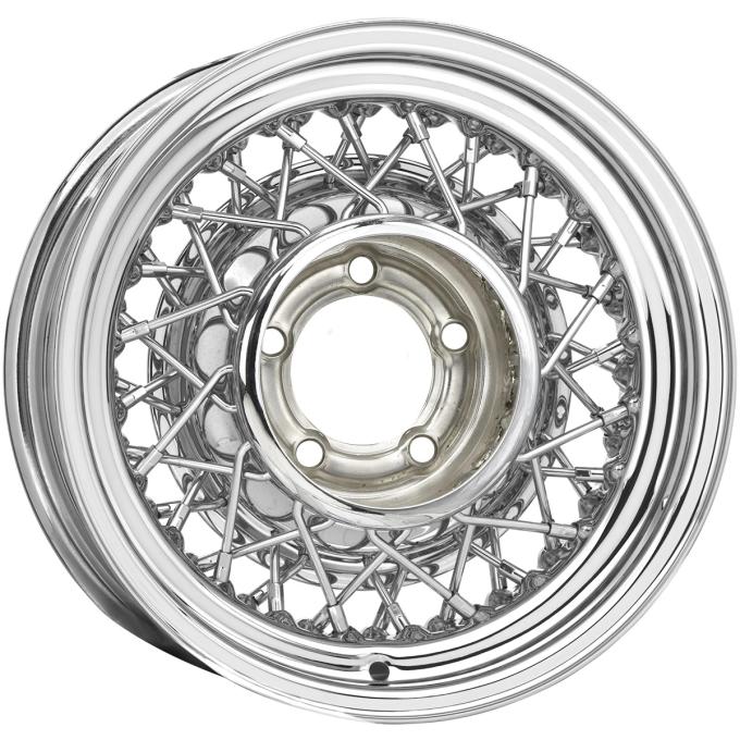 Roadster Wire Wheels 15x6 74 Cadillac Wire Chrome 5x5 bp 3.75 bs 74-5605334